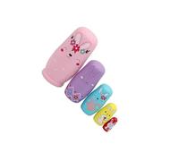 KIXZSAZ Preciosas muñecas matrioshka Hechas a Mano de 5 Capas. Conejos anidados, decoración Artesanal para Habitaciones Infantiles. El tamaño más pequeño
