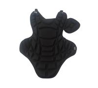 KIXZSAZ Protector de Pecho Profesional para Receptor de béisbol, Equipo Deportivo para Atletas competición, Deportes al Aire Libre, Muay Thai, Boxeo, MMA, protección, Negro, para jóvenes