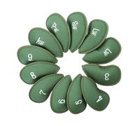 KIXZSAZ Protector Impermeable para Putter de Golf. Nunca se te caerá la Cabeza del Hierro. Grueso y Extragrande. Protector de Putter de Golf con Cuello, Verde, 18x8 cm