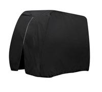 KIXZSAZ Protector Solar y Antipolvo para Carrito de Golf de 4 pasajeros, Impermeable, con Cremallera de fácil Acceso para Evitar daños por Agua. Banda de Goma en el Dobladillo