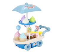 KIXZSAZ Puesto de Venta de Casas muñecas en Miniatura para escenarios creativos y lúdicos, Modelo Puesto Venta en Miniatura, artesanía, Juguete Interactivo para niños Entre Padres e Hijos.