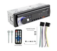 KIXZSAZ Radio de Coche, Reproductor MP3 estéreo, conexión Bluetooth, USB, FM, Manos Libres, función de Radio FM, Unidad Flash USB enchufable ABS