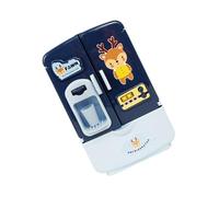 KIXZSAZ Refrigerador Inteligente de simulación, Juguetes para el hogar, pequeños electrodomésticos, Nevera de Doble Puerta, Rompecabezas de Cocina, Suministros para Fiestas, niños y niñas