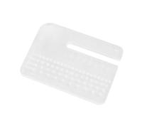 KIXZSAZ Regla acrílica esencial para proyectos de perforación de cuero. Herramienta posicionamiento. Trabajos precisión con manualidades bricolaje. Tirador 4 mm. Regla distancia corte