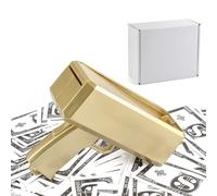 KIXZSAZ rociadora de Dinero con Accesorio Emocionante acción de rociado de Dinero de Seguridad ABS de Primera Calidad con Accesorio Fresco y Divertido, Oro