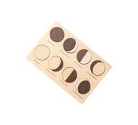 KIXZSAZ Rompecabezas de Las Fases Lunares: un Juguete Atractivo con Bloques de para Madera Que Ofrece Horas diversión y oportunidades Aprendizaje Educativo para niños. Bloque para Madera con Forma .