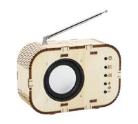 KIXZSAZ Rompecabezas de para Madera 3D, Mini Kits de Modelos Radio científica DIY, Regalos educativos versátiles para niños Que experimentan, Modelo Experimento científico para Madera DIY, Juguetes