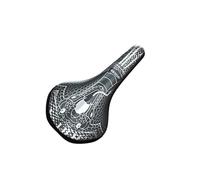KIXZSAZ Sillín de Bicicleta Ajustable con de Acero. Personaliza la reducción de presión y la Estabilidad, ajustándose libremente a tu Postura. Cojín de, Cabeza de Serpiente, 265x145x23mm