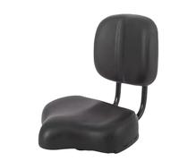 KIXZSAZ Sillín de Bicicleta Ancho con Mayor Comodidad y diseño ergonómico para Que Cada Paseo Sea fácil y Agradable sin molestias. Cojín de sillín de, Negro
