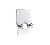 KIXZSAZ Soporte para afeitadora, Colgador de Ducha montado en la Pared para baño, Estante Adhesivo, Gancho sin Perforaciones, Colgante extraíble de Aluminio, Lustroso
