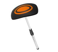 KIXZSAZ Soporte telescópico para Palos de Golf de Viaje con Estructura Ligera, diseñado para soportar el Equipo de Golf Durante el Transporte. Bolsa de, Plata Naranja, 20x13.5 cm