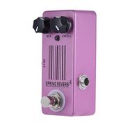 KIXZSAZ Spring Reverb Mini ofrece un rendimiento excepcional con partes de guitarra True Bypass que garantizan una señal clara y un sonido robusto