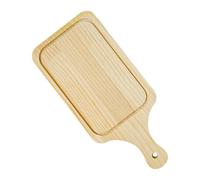 KIXZSAZ Tabla para cortar pan, queso, pasteles y tartas, bandeja de Para madera para hornear pizzas, herramientas prácticas para cada comida, tabla de, Marrón, METRO