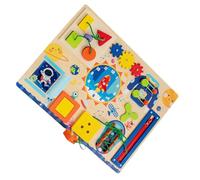 KIXZSAZ Tablero de Juguete para el Desarrollo de niños pequeños, Aprendizaje Interactivo, desbloquea el potencial para Madera, Tablero sensorial Juguete