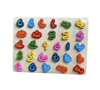 KIXZSAZ Tablero de Letras de para Madera Educativo, Divertido Juguete Que Potencia el Aprendizaje de los niños y fortalece Sus Habilidades de Vocabulario