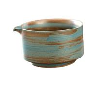 KIXZSAZ Taza de té verde japonesa, tazón de matcha, preparación té batido, experiencia tradición única en casa o en la oficina, tazón matcha taza verde japonesa, porcelana hecho a, Azul, 14x8cm