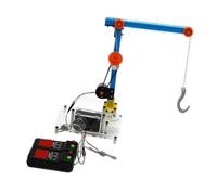 KIXZSAZ Tecnología Educativa Innovadora Grúa Torre de Juguete de Producción Pequeña Experiencia Aprendizaje Práctico Proyectos Experimentos Científicos Tecnología Grúa Torre Juguete