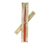 KIXZSAZ Temporizador de Arena Elegante para Cocina. Ofrece 15 Minutos de Ejercicios de gestión del Tiempo, programación y tareas del hogar. Accesorios de Cocina. Ducha. Se, Rojo, 29x5x1.6cm