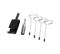 KIXZSAZ Tienda de Pesca en Hielo, clavadora de Hielo y Accesorios de Anclaje para refugios, métodos de fijación eficientes, estacas para Tiendas de campaña al Aire Libre,