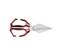 KIXZSAZ Tijeras de acero inoxidable para cortar huesos de pollo. Tijeras de cocina afiladas para carne, frutas, mariscos y aves. Fabricadas con acero, rojo