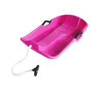 KIXZSAZ Trineo de Nieve con Asas de Cuerda, Ideal para Deportes de Invierno. Este tobogán de Arena también es una excelente opción de Regalo para niños. , Rosa , 65 x 42 x 14 cm
