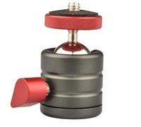 KIXZSAZ Trípode para cámara con Rosca de 1/4, Mini Cabezal esférico con de 360 Grados para fotografía escénica en Cualquier Lugar, monopié para teléfono, cámara DSLR, trípode Ajustable