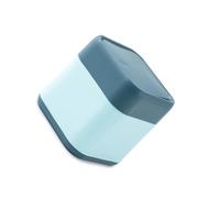 KIXZSAZ Una adición elegante y práctica a cualquier oficina Nuestro bote de basura de oficina Nuestro bote basura está hecho plástico calidad, Azul oscuro+Li