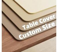 Kiyeocca Protector de mesa personalizado, cortado a medida, antiarañazos, impermeable, protector de encimera de cocina, protector de encimera de cocina, antideslizante, cubierta de superficie cruda