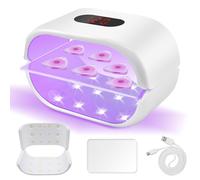 Kizaten Lámparas de Curado UV de Resina de Doble Cara,Puede Utilizarse por Separado,Lámpara de Resinas UV de Curado Rápido de 36W con Pantalla LED para bricolaje,Resina,Moldes y Joyería