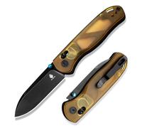 Kizer Drop Bear EDC Navaja de bolsillo, 2.98" hoja de acero Nitro-V mango PEI navaja plegable con abrebotellas, navaja con bloqueo para hombre mujer regalo V3619A2