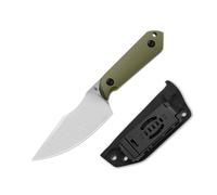 Kizer Harpoon Cuchillo de Hoja Fija con Funda, Cuchillo EDC de Hoja Fija D2 de 3,84 pulgadas con Mango G10 para Caza, Camping, Senderismo y Supervivencia 1040M1