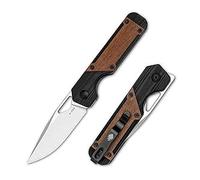 Kizer Mini Militaw V3634SA4 Navaja EDC, Nitro-V 7.16 cm, G10/Mkuruti - Camping Caza Regalo Hombre Mujer