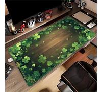 KIZIFI Alfombrilla Escritorio Grande XXL 800x400x3 mm, Hojas Vetas Madera Alfombrilla de Ratón Gaming con Superficie de Textura Especial, Tapete de Ratón Elegante para Oficina, Estudio, Juegos