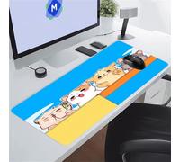 KIZIFI Alfombrilla Ratón XXL 800x300x2 mm, Animales Lindos Alfombrilla de Ratón para Escritorio, Bordes Duraderos Antidesgaste, Antideslizante, para Jugadores, PC, Oficina