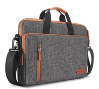 KIZUNA Bolso bandolera para portátil 13-17 pulgadas impermeable maletín de hombro