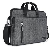 KIZUNA Bolso bandolera para portátil 13-17 pulgadas impermeable maletín de hombro