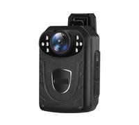 KJ21 BodyCamera HD1296P KJ21 Cámara de policía actualizada Mini cámara de vigilancia montada en el Cuerpo Lente Externa de visión Nocturna(Only Camera)