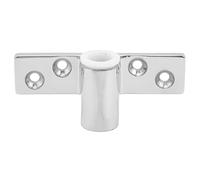 KJAOYU 1/2in 316 Stainless Steel Oarlock Socket Side Mount Rowlock Socket, Stainless Steel Oarlock Socket Mirror Polish Finish Side Mount Rowlock Socket for Salt Water
