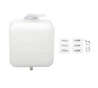 KJAOYU Botella de refrigerante universal con soporte, a prueba de fugas, tanque de expansión de refrigerante duradero para sistemas de refrigeración de automóviles