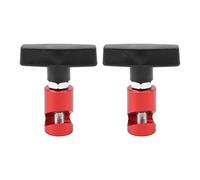 KJAOYU Lift Support Clamp, Car Adjustable Lift Support Clamp, 2pcs Hood Lift Support Clamp - Car Tailgate Strut Holder Retainer Tool for Hatchbacks and Trunk - Durable and Easy to Install (Red)
