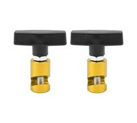 KJAOYU Lift Support Clamp, Car Adjustable Lift Support Clamp, 2pcs Hood Lift Support Clamp - Car Tailgate Strut Holder Retainer Tool for Hatchbacks and Trunk - Durable and Easy to Install (Yellow)