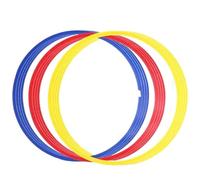 KJBDQQH Aros De Entrenamiento De Velocidad 12Pcs/Set Football Training Rings Circle Round Speed Agility Ring Jumping Hoops Soccer For Trainers Gyms Athletics Exercise