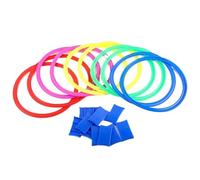KJBDQQH Aros De Entrenamiento De Velocidad Games Hopscotch Jump Circle Rings Set Outdoor For Training Sports and Entertainment Toy