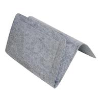 KJBDQQH Bolsa de Fieltro for Almacenamiento Junto a la Cama | Bolsillos colgantes for organizador de sofá Caddy(Light gray)