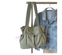 KJBDQQH bolso tote Commuter Large Capaci Tote Bag Women's College Student Class Single oulder(Green)