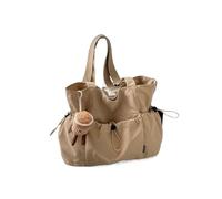 KJBDQQH bolso tote Commuter Large Capaci Tote Bag Women's College Student Class Single oulder(Off-white with pendant)