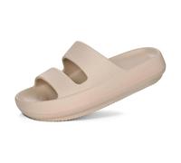 KJBDQQH Cloud Summer Slippers Sandalias ortopédicas deslizantes for mujer, suaves y sin cordones, ligeras, con soporte for el arco del pie para interiores y exteriores(Khaki,40)