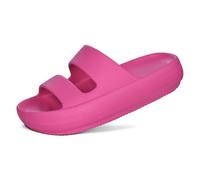 KJBDQQH Cloud Summer Slippers Sandalias ortopédicas deslizantes for mujer, suaves y sin cordones, ligeras, con soporte for el arco del pie para interiores y exteriores(Rose Red,38)