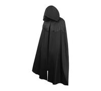 KJBDQQH disfraz de bruja Geralt Costume Black Cloak Man Role Play Cape Halloween Party Outfits(S)