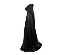 KJBDQQH disfraz de bruja Halloween Hooded Cloak Cape, Witch Costume, Wizard Cosplay